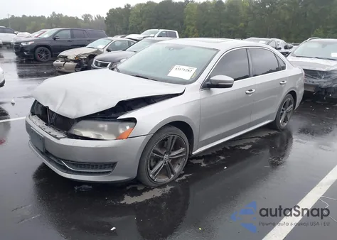 2014 Volkswagen Passat 2.5L Se from USA, damaged, VIN 1VWBP7A34EC010491